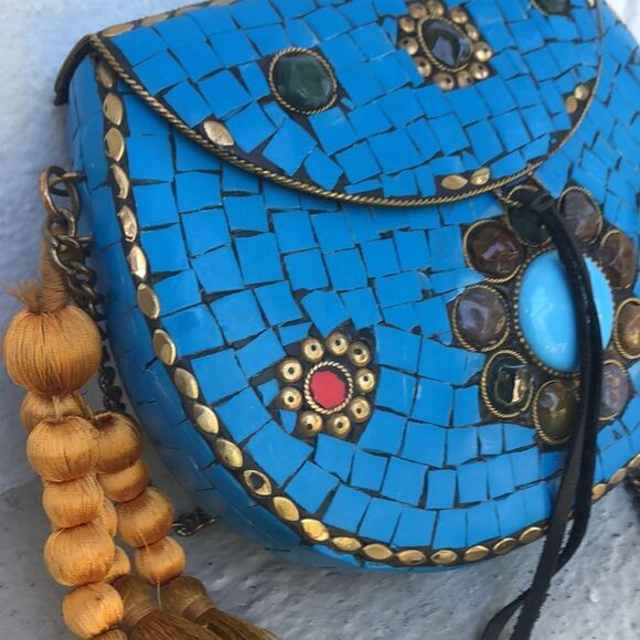 Himalayan Tibetan, mosaic bag - Picture 2 of 5